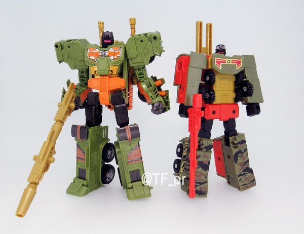 UW EX Unite Warriors Baldigus   New Production Sample Photos Compare Bruticus Recolor To Original Car Robots Figures  (2 of 6)